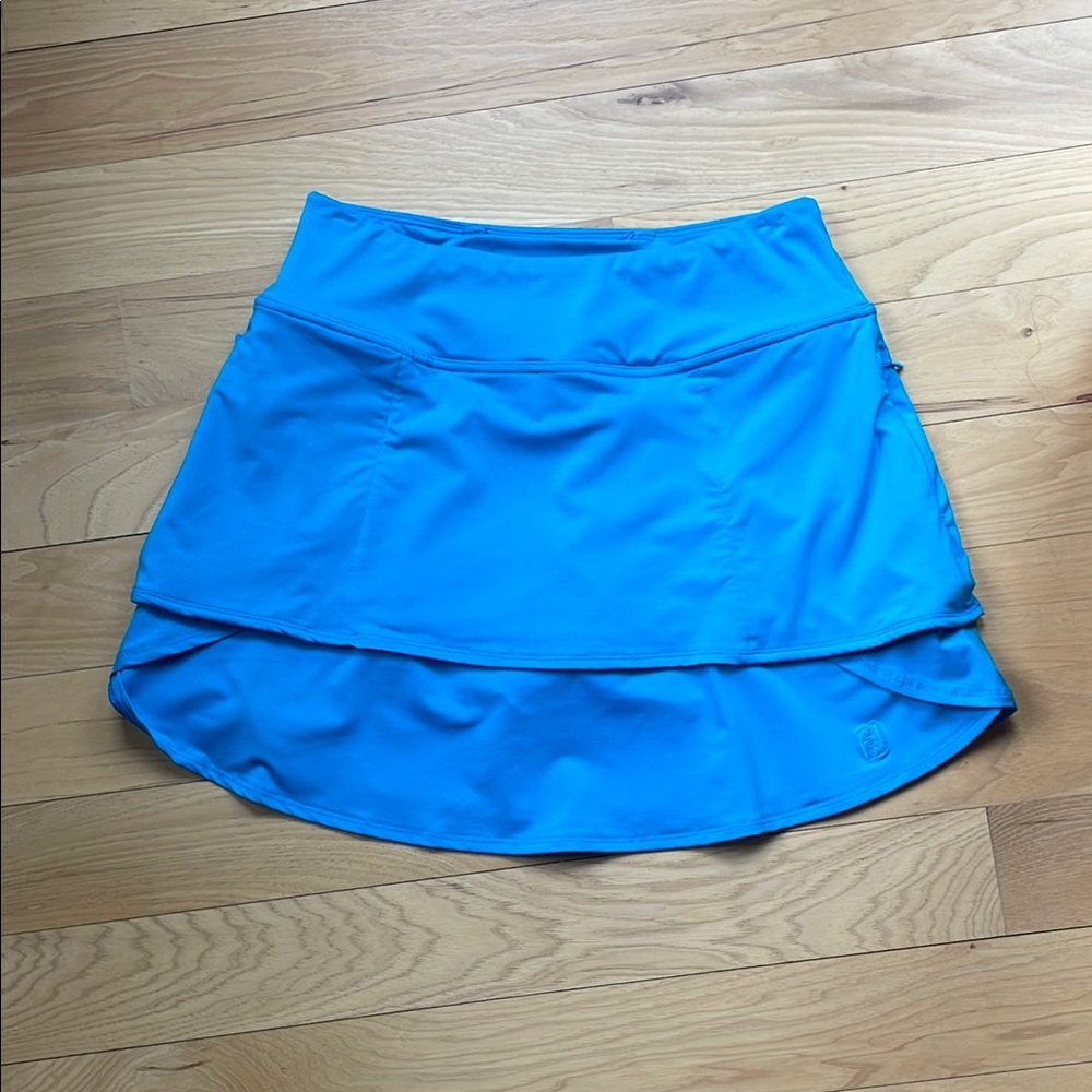 NWOT FootJoy Blue High-Low Skater Skirt for Athletic Wear